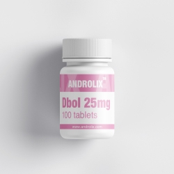 ANDROLIX DBOL 25mg (metandienone)/ 100 tabs.